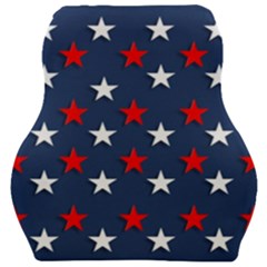 Patriotic Colors America Usa Red Car Seat Velour Cushion  by Celenk