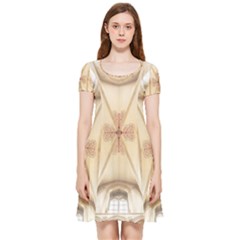 Wells Cathedral Well Cathedral Inside Out Cap Sleeve Dress by Celenk