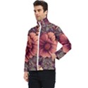 Flowers Pattern Men s Bomber Jacket View3