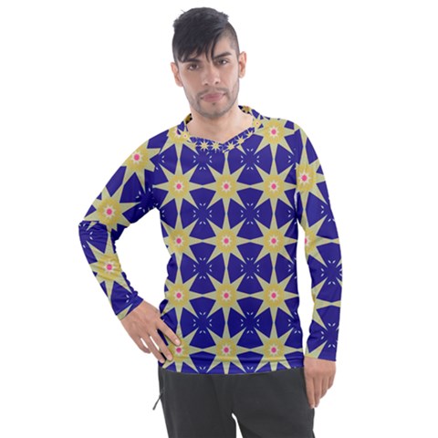 Seamless Pattern Background Men s Pique Long Sleeve Tee by Vaneshop