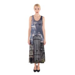 Castle Building Architecture Sleeveless Maxi Dress by Celenk