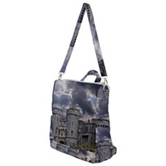 Castle Building Architecture Crossbody Backpack by Celenk