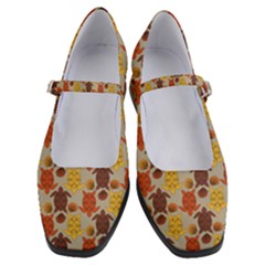 Sea Turtle Sea Life Pattern Women s Mary Jane Shoes by Dutashop