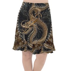 Dragon Pentagram Fishtail Chiffon Skirt by Amaryn4rt