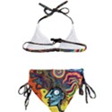 Hippie Rainbow Psychedelic Colorful Kids  Classic Bikini Set View2