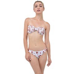 Nautical-seamless-pattern Classic Bandeau Bikini Set by uniart180623