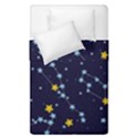 Seamless-pattern-with-cartoon-zodiac-constellations-starry-sky Duvet Cover Double Side (Single Size) View1