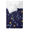 Seamless-pattern-with-cartoon-zodiac-constellations-starry-sky Duvet Cover Double Side (Single Size) View2