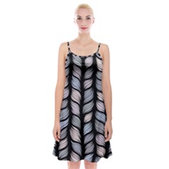 Seamless-pattern-with-interweaving-braids Spaghetti Strap Velvet Dress by uniart180623