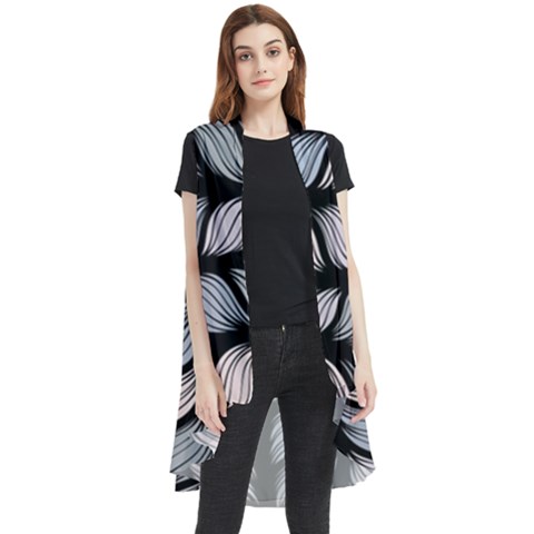 Seamless-pattern-with-interweaving-braids Sleeveless Chiffon Waistcoat Shirt by uniart180623