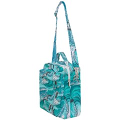 Sea-waves-seamless-pattern Crossbody Day Bag by uniart180623