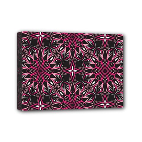 Seamless-pattern-with-flowers-oriental-style-mandala Mini Canvas 7  X 5  (stretched) by uniart180623