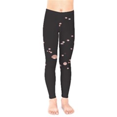 Abstract Rose Gold Glitter Background Kids  Classic Winter Leggings by artworkshop