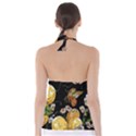 Embroidery-blossoming-lemons-butterfly-seamless-pattern Babydoll Tankini Top View2