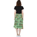 Seamless Pattern Fishes Pirates Cartoon Frill Hi Low Chiffon Skirt View2