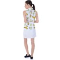 Vector-pattern-with-cute-giraffe-cartoon Women s Sleeveless Polo Tee View2