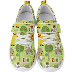 Funny-animals-cartoon Men s Velcro Strap Shoes by uniart180623