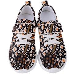 Trendy-mix-animal-skin-prints Women s Velcro Strap Shoes by uniart180623