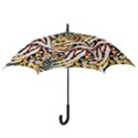 Abstract-geometric-seamless-pattern-with-animal-print Hook Handle Umbrellas (Small) View3