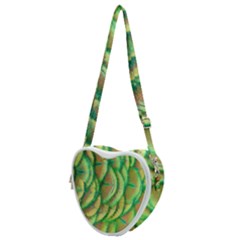 Beautiful-peacock Heart Shoulder Bag by uniart180623