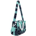 Buildings City Urban Destruction Background Rope Handles Shoulder Strap Bag View2