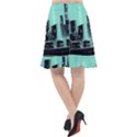 Buildings City Urban Destruction Background Fishtail Chiffon Skirt View2