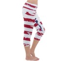 Flag Usa Unite Stated America Capri Yoga Leggings View3