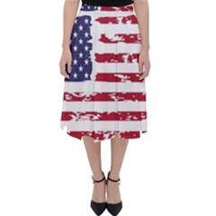 Flag Usa Unite Stated America Classic Midi Skirt by uniart180623