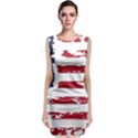 Flag Usa Unite Stated America Classic Sleeveless Midi Dress View1