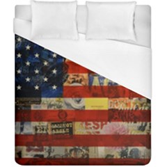 Usa Flag United States Duvet Cover (california King Size) by uniart180623