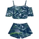 Tree Leaf Green Forest Wood Natural Nature Kids  Off Shoulder Skirt Bikini View1