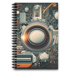 Technology Robot Internet Processor 5 5  X 8 5  Notebook by Ravend