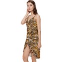 Honey Bee Bees Insect Wrap Frill Dress View2