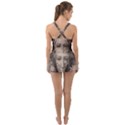 Cyborg Robot Future Drawing Poster Ruffle Top Dress Swimsuit View2
