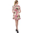 Floral Vintage Flowers Belted Shirt Dress View2