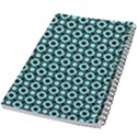 Mazipoodles Blue Donuts Polka Dot 5.5  x 8.5  Notebook View2