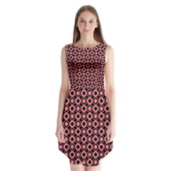 Mazipoodles Red Donuts Polka Dot  Sleeveless Chiffon Dress   by Mazipoodles