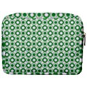 Mazipoodles Green White Donuts Polka Dot  Make Up Pouch (Large) View2