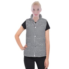 Gray Digital Denim Women s Button Up Vest by ConteMonfrey