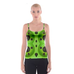 Abstract Geometric Modern Pattern Spaghetti Strap Top by dflcprintsclothing