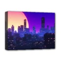 The Sun Night Music The City Background 80s, 80 s Synth Deluxe Canvas 16  x 12  (Stretched)  View1