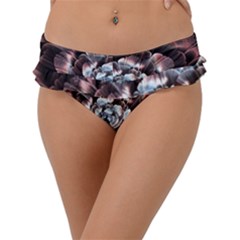 Flower Fractal Art Cool Petal Abstract Frill Bikini Bottoms by uniart180623