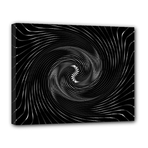 Abstract Mandala Twirl Canvas 14  X 11  (stretched) by uniart180623