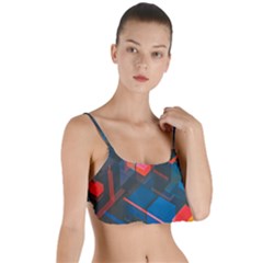 Minimalist Abstract Shaping Abstract Digital Art Minimalism Layered Top Bikini Top  by uniart180623