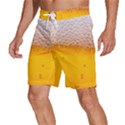 Beer Texture Liquid Bubbles Men s Beach Shorts View2