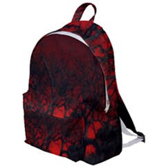 Dark Forest Jungle Plant Black Red Tree The Plain Backpack by uniart180623