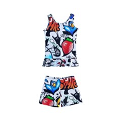 Graffiti Art Cartoon Comic Kids  Boyleg Swimsuit by uniart180623