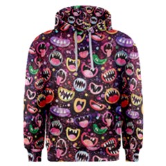 Funny Monster Mouths Men s Overhead Hoodie by uniart180623