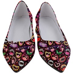 Funny Monster Mouths Women s Block Heels  by uniart180623