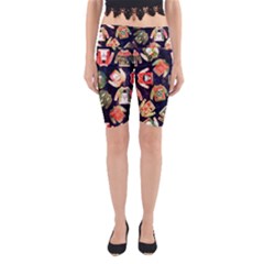 Ugly Christmas Yoga Cropped Leggings by uniart180623